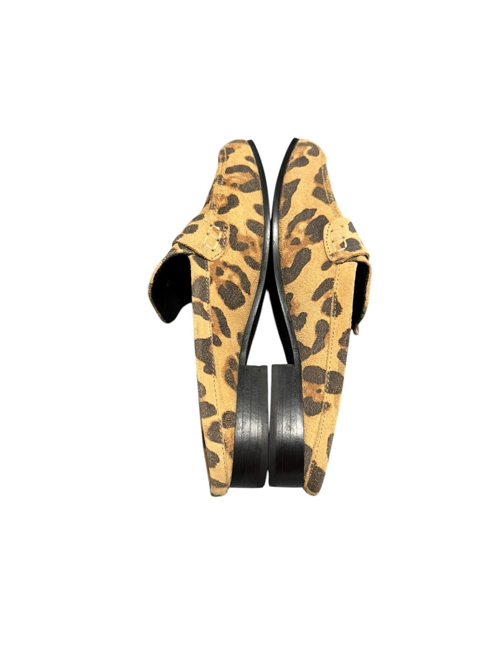 Charleston Shoe Co. Georgia Loafer Slide Mules - Leopard Print size 8 - Picture 4 of 9